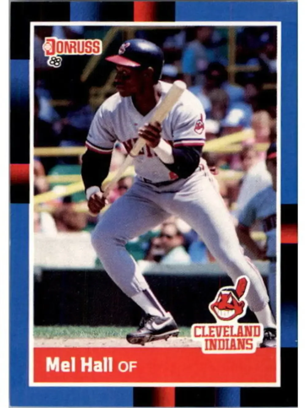 1988 Mel Hall Donruss Baseball Card #342